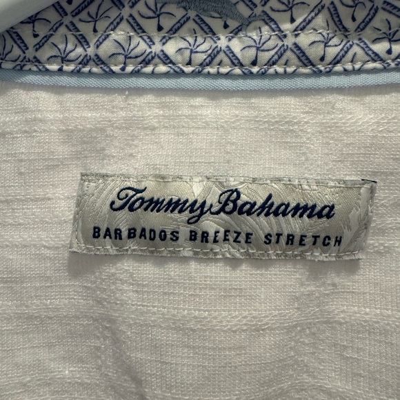 Tommy Bahama Barbados Breeze Playa Plaid Stretch-Linen Long-Sleeve Shirt - Picture 4 of 6